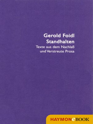 cover image of Standhalten